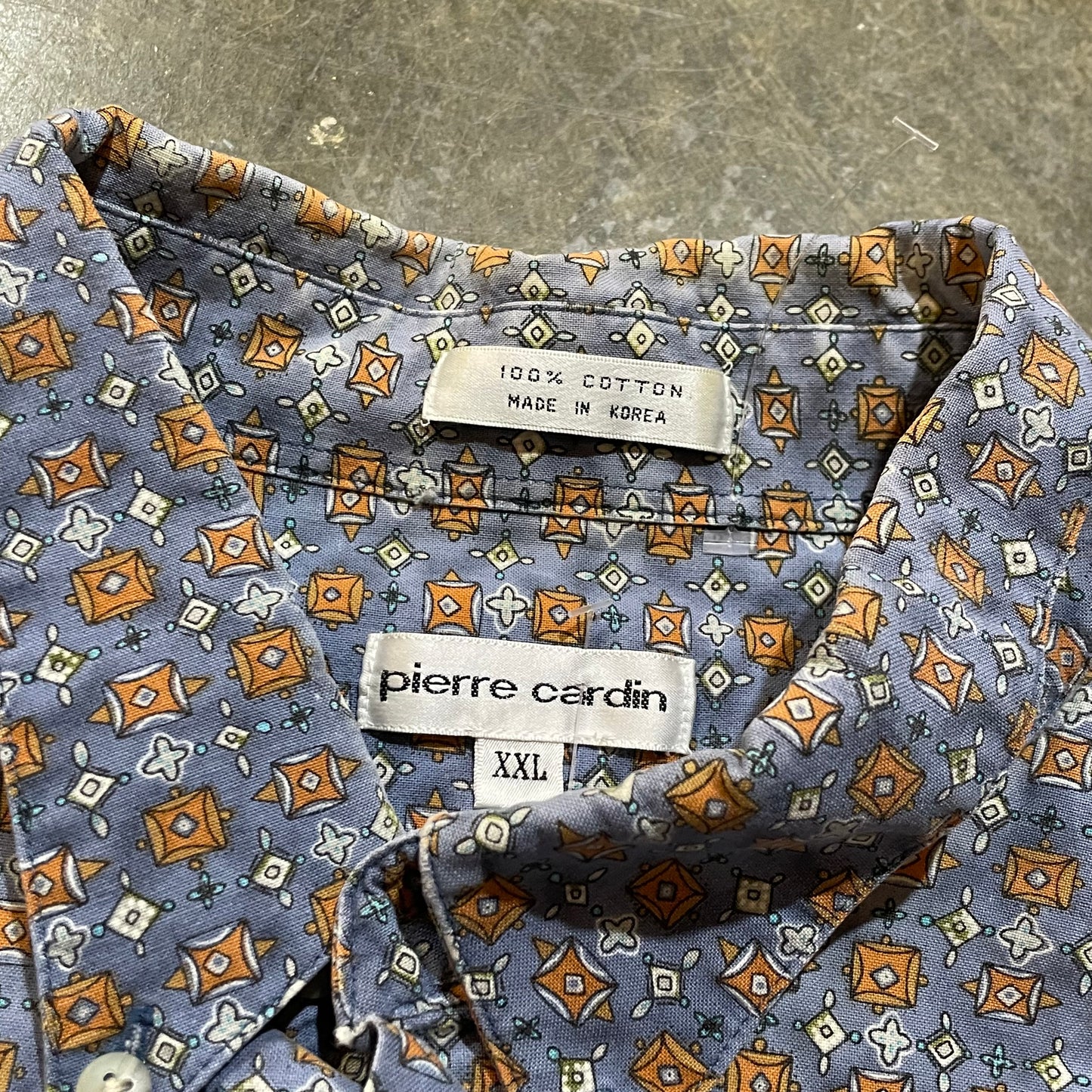 Pierre Cardin Cropped Button Down