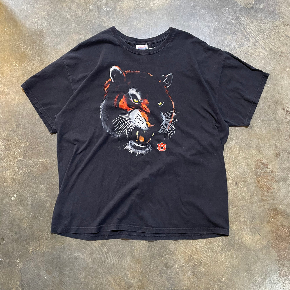 Black Auburn tiger tee