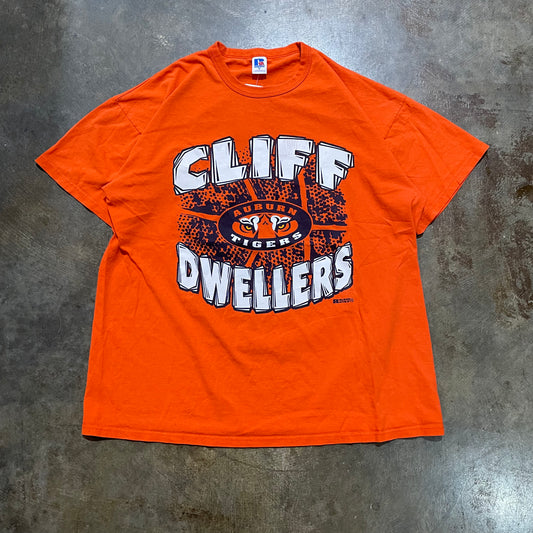 Orange Cliff Dwellers Auburn Basketball Tee