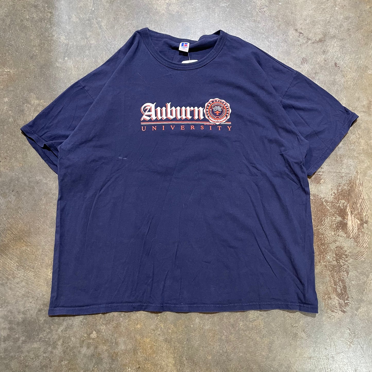 Auburn Old English Russell Tee