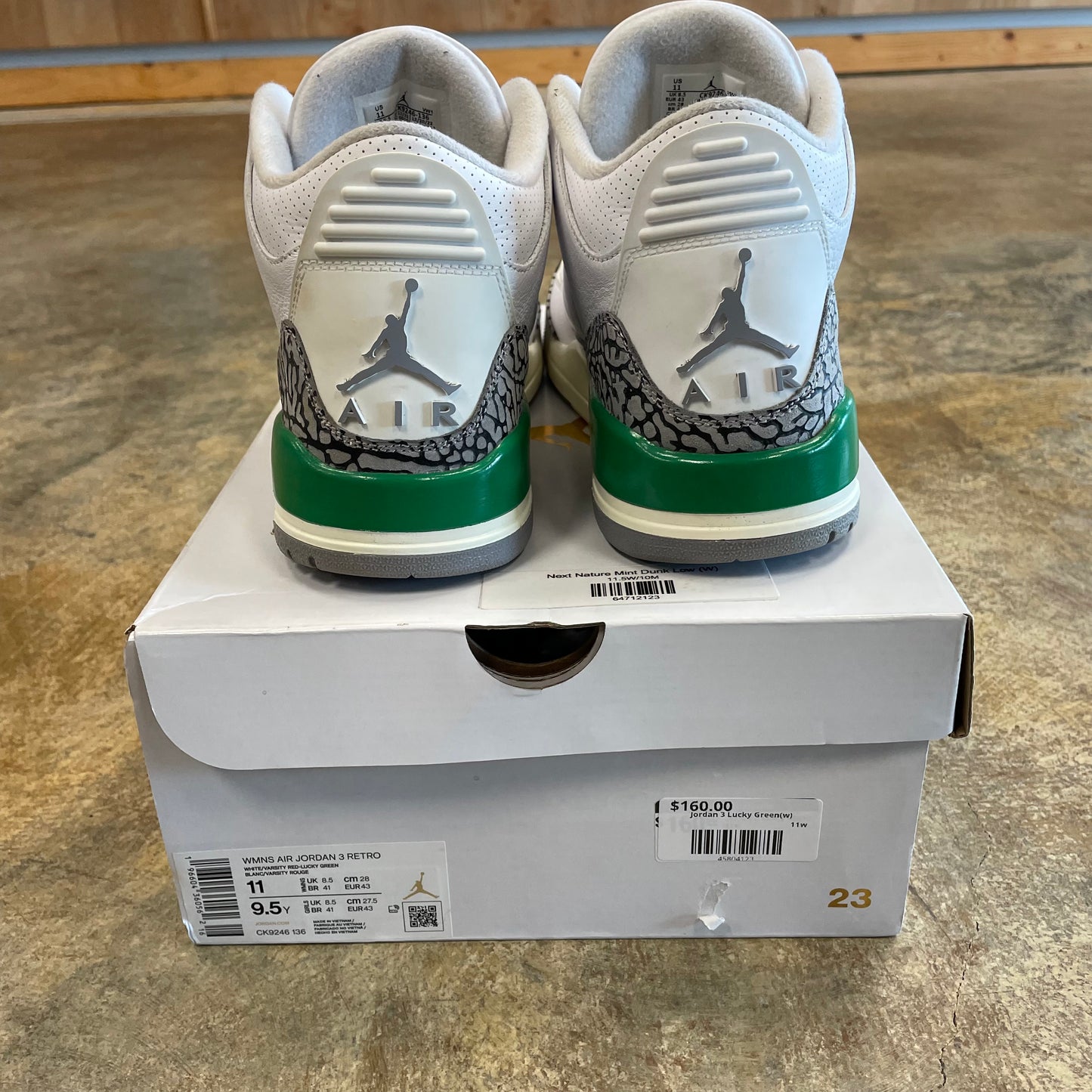 Jordan 3 Lucky Green(w)