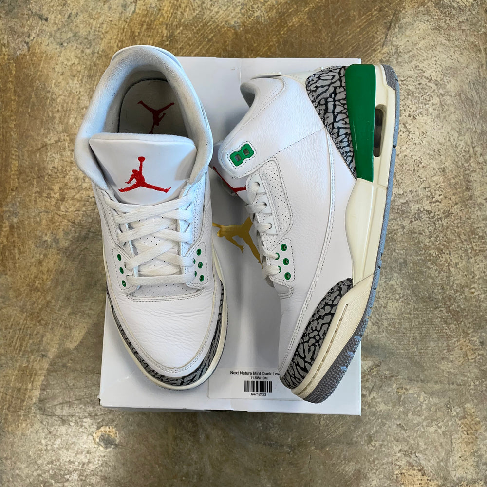 Jordan 3 Lucky Green(w)