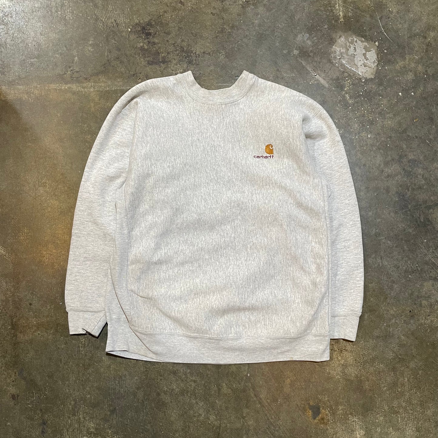 Grey Carhartt Reverse Weave Crew