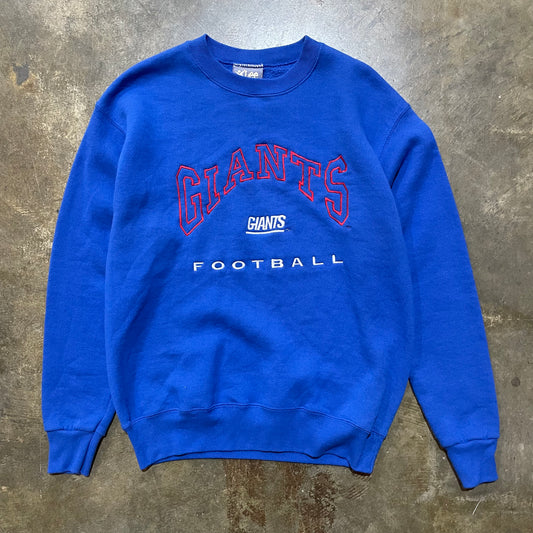 royal Blue New York Giants Embroidered Crew