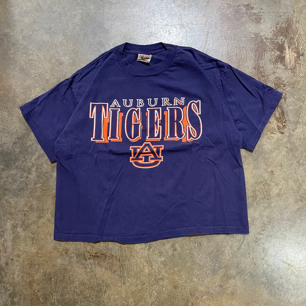 Vintage Red Oak Auburn Tigers Spell Out Shirt