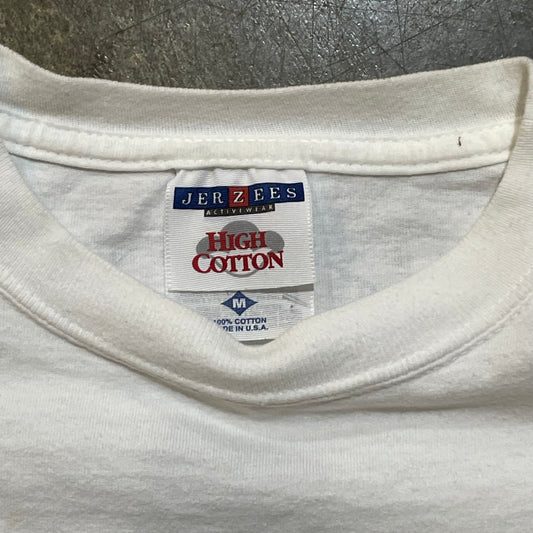 White Auburn University Seal 1998 Tiger Rags Tee