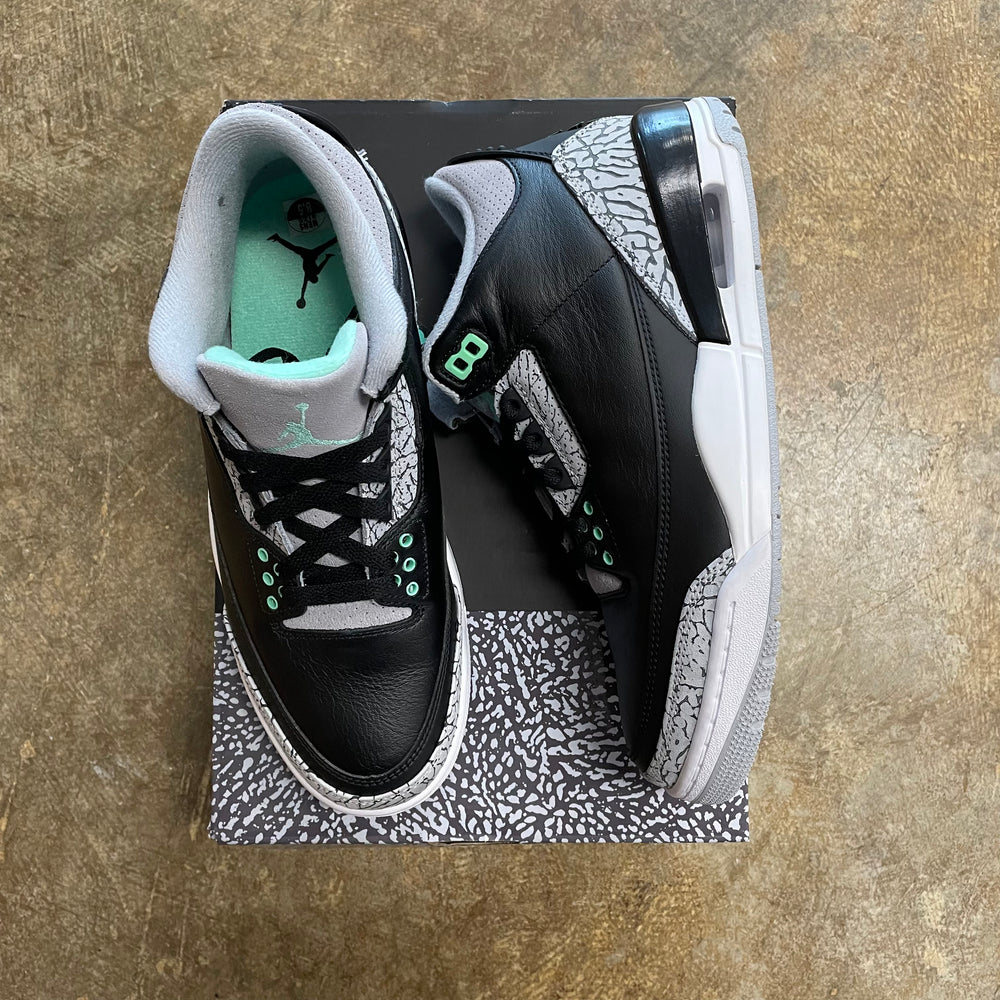 Jordan 3 Green Glo