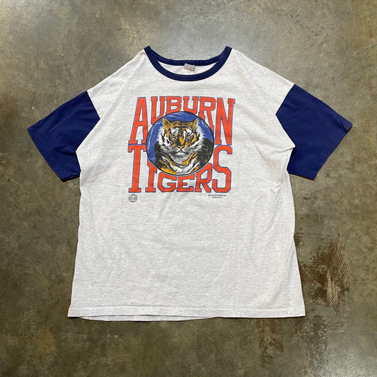 Auburn Two Tone Tiger Head Tee