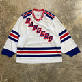 NY Rangers Maska White Hockey Jersey