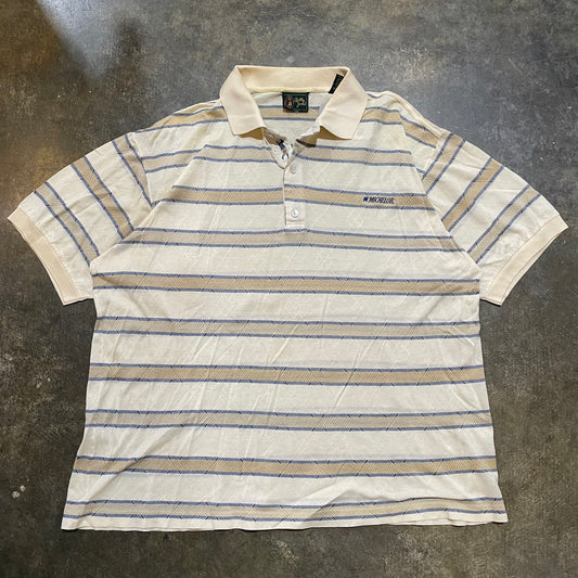 Michelob Striped Golf Polo