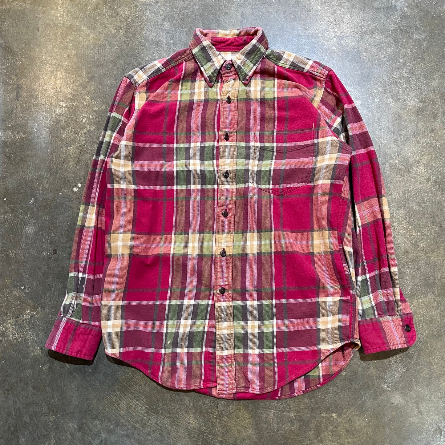 J Crew Red Plaid Button Down