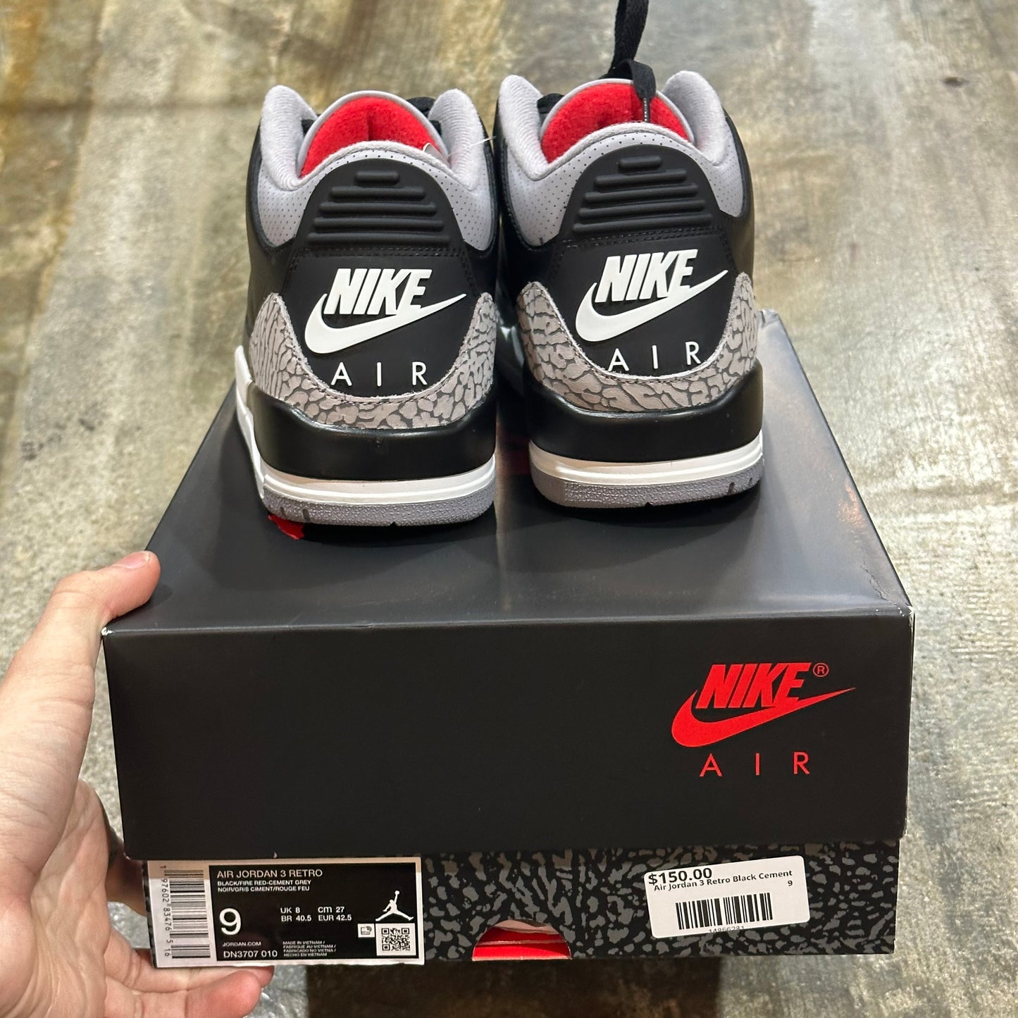 Air Jordan 3 Retro Black Cement