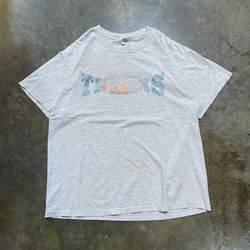 Grey Auburn Tiger Eyes Delta Tee