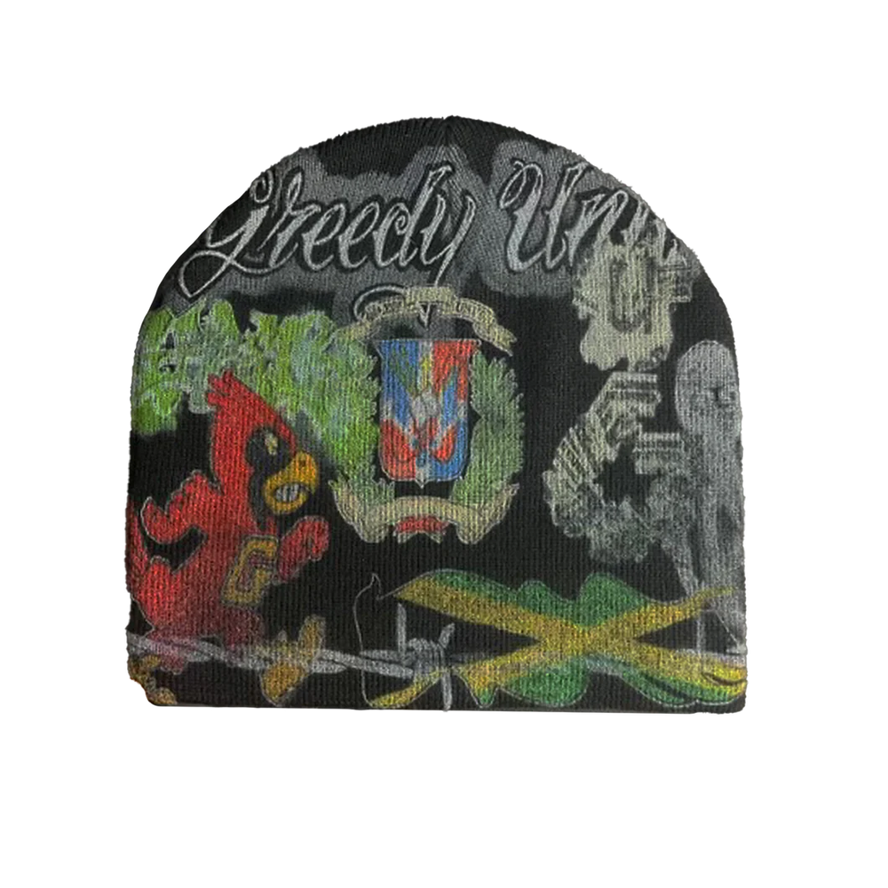 Greedy Unit All Over Print Beanie