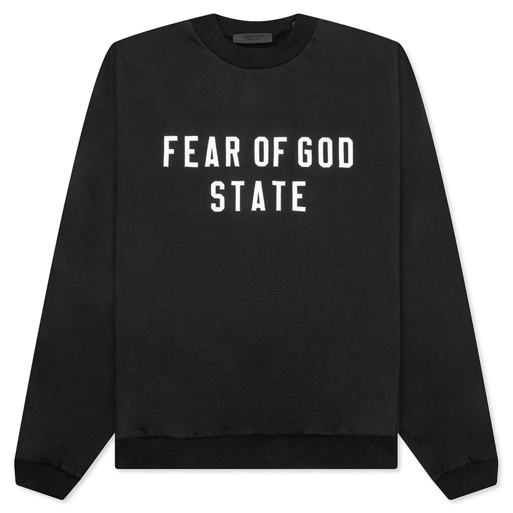 Essentials Heavy Fleece Crewneck - Black