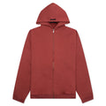 Essentials Heavy Fleece Fullzip Hoodie - Crimson