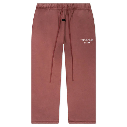 Essentials Heavy Fleece Relaxed Sweatpant - Crimson