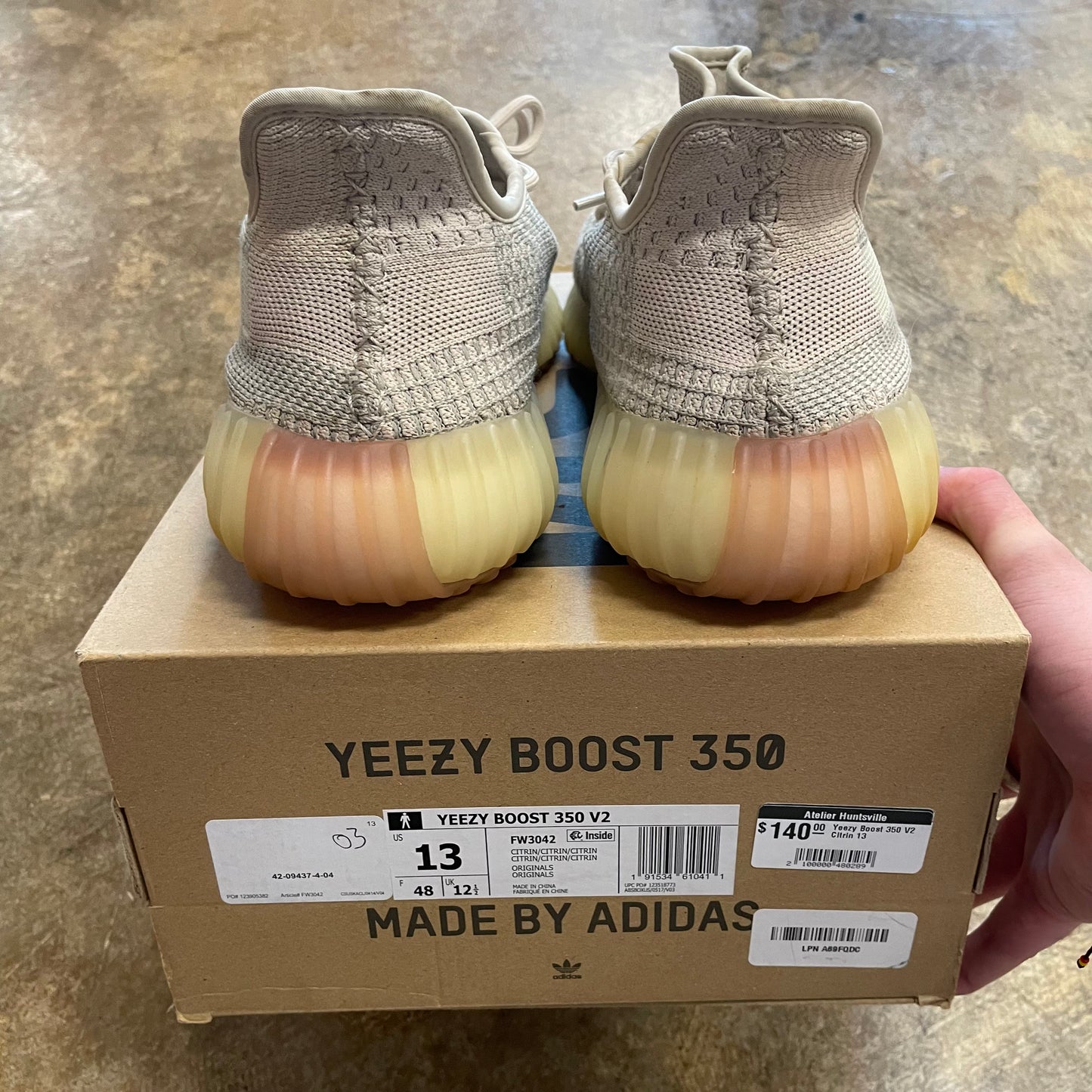 Yeezy Boost 350 V2 Citrin