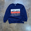 Auburn University Wave Print Navy Crewneck