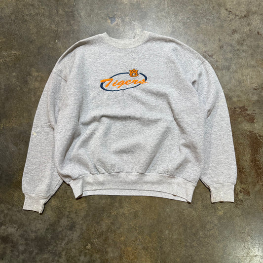 Embroidered Tigers Auburn Crew