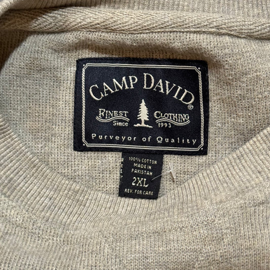 Tan Camp David Auburn Sweater