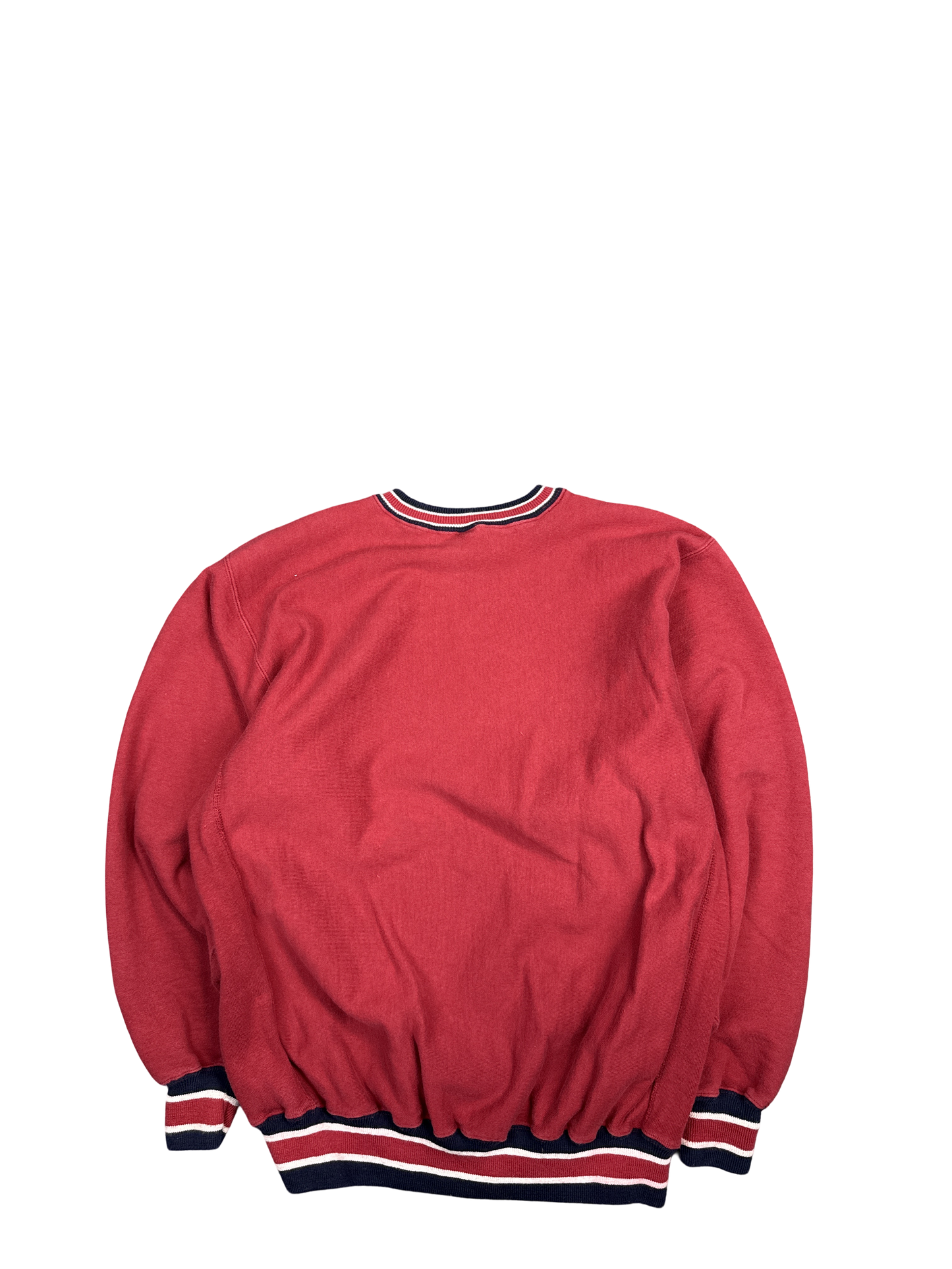 1990s Champion Reverse Weave Red Crewneck Sweatshirt (XXL)