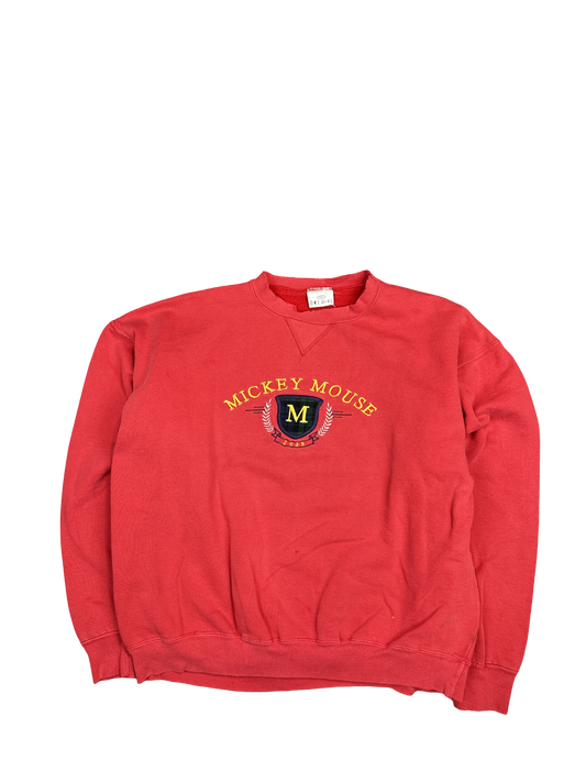 1990s Mickey Mouse Embroidered Sweatshirt (XXL)