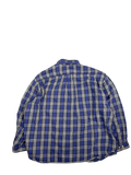 Carhartt Blue Plaid Cotton Flannel Button-Up Shirt (2XL)