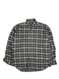 Eddie Bauer Plaid Flannel Button-Up Shirt (XL)