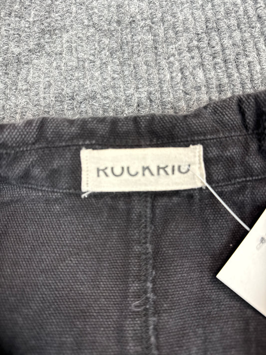 Washed Black Art Graphic Jacket (XL)