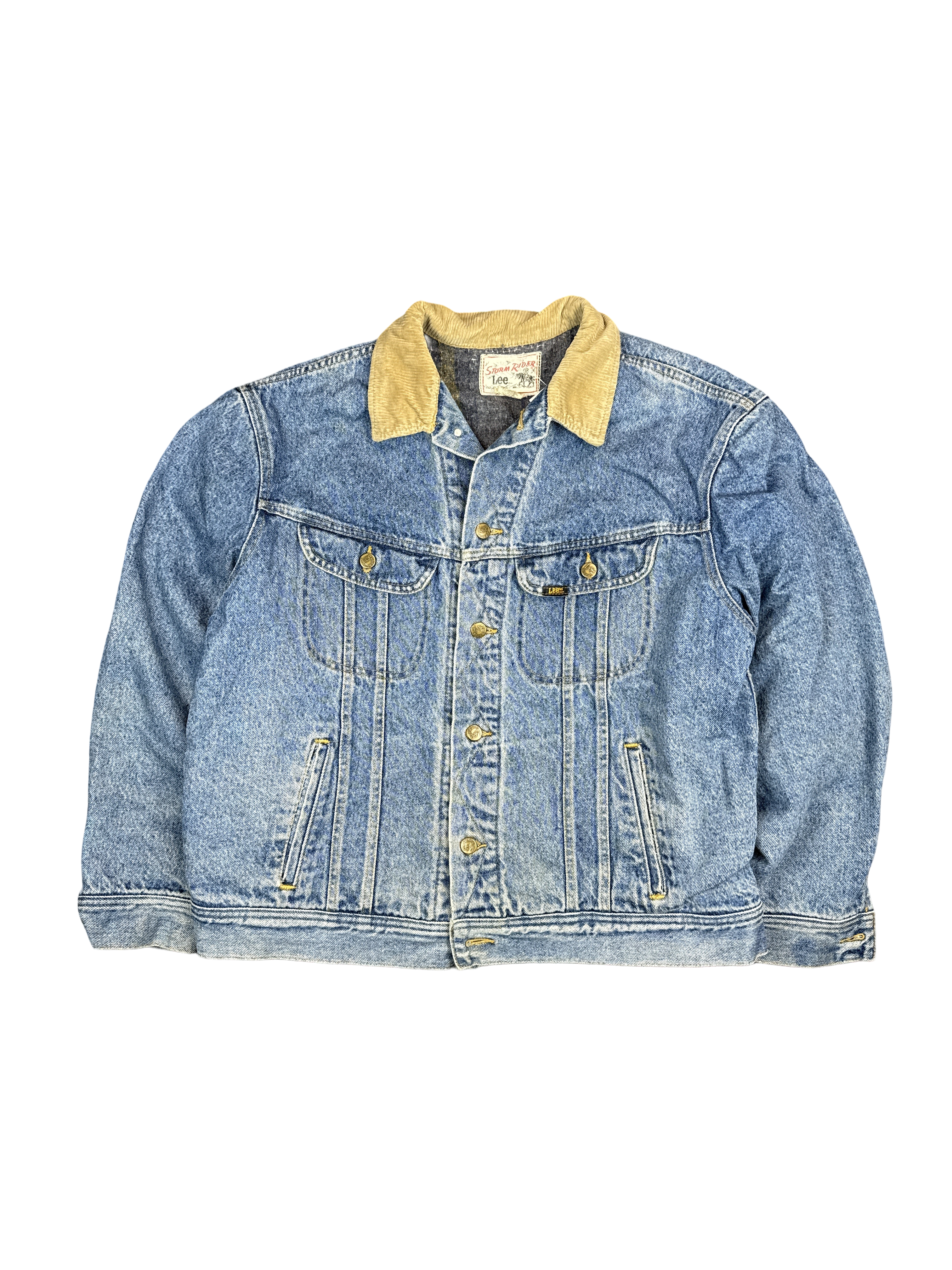 1990s Lee Storm Rider Denim Jacket (L)