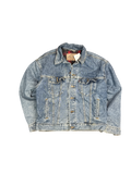 Levi's Authentic Denim Jacket with Plaid Lining (L)