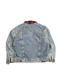 Levi's Authentic Denim Jacket with Plaid Lining (L)