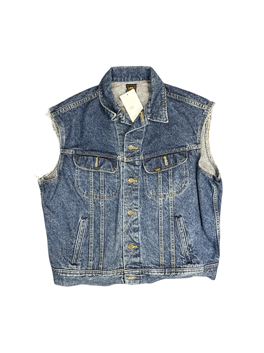 1980s Lee x Harley-Davidson Denim Vest (XL)
