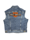 1980s Lee x Harley-Davidson Denim Vest (XL)
