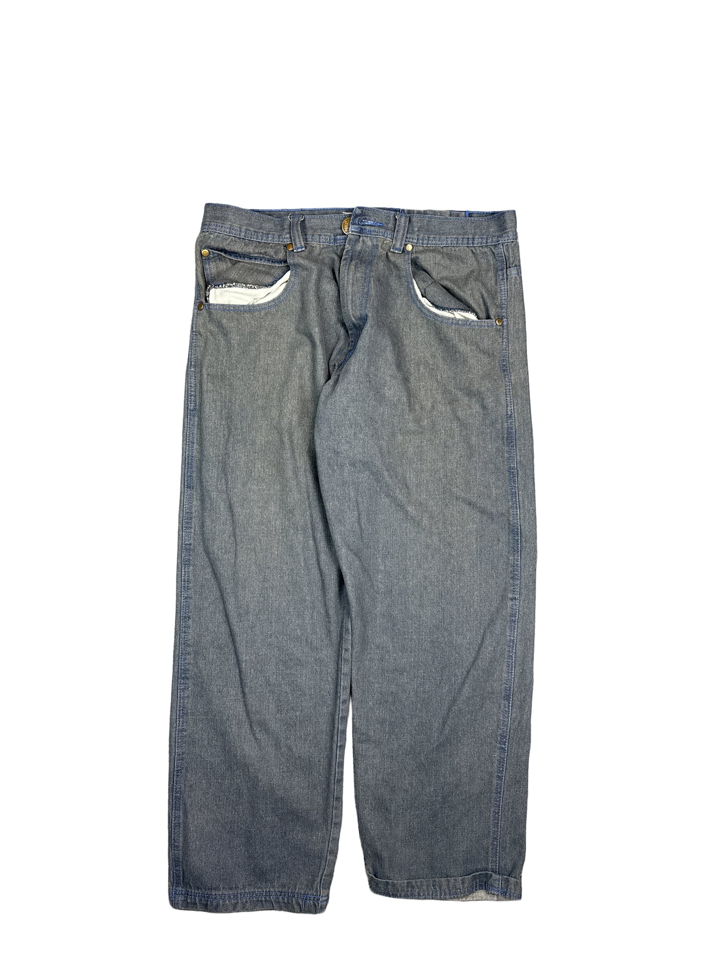 D-Mak Blue Stitch Denim Jeans