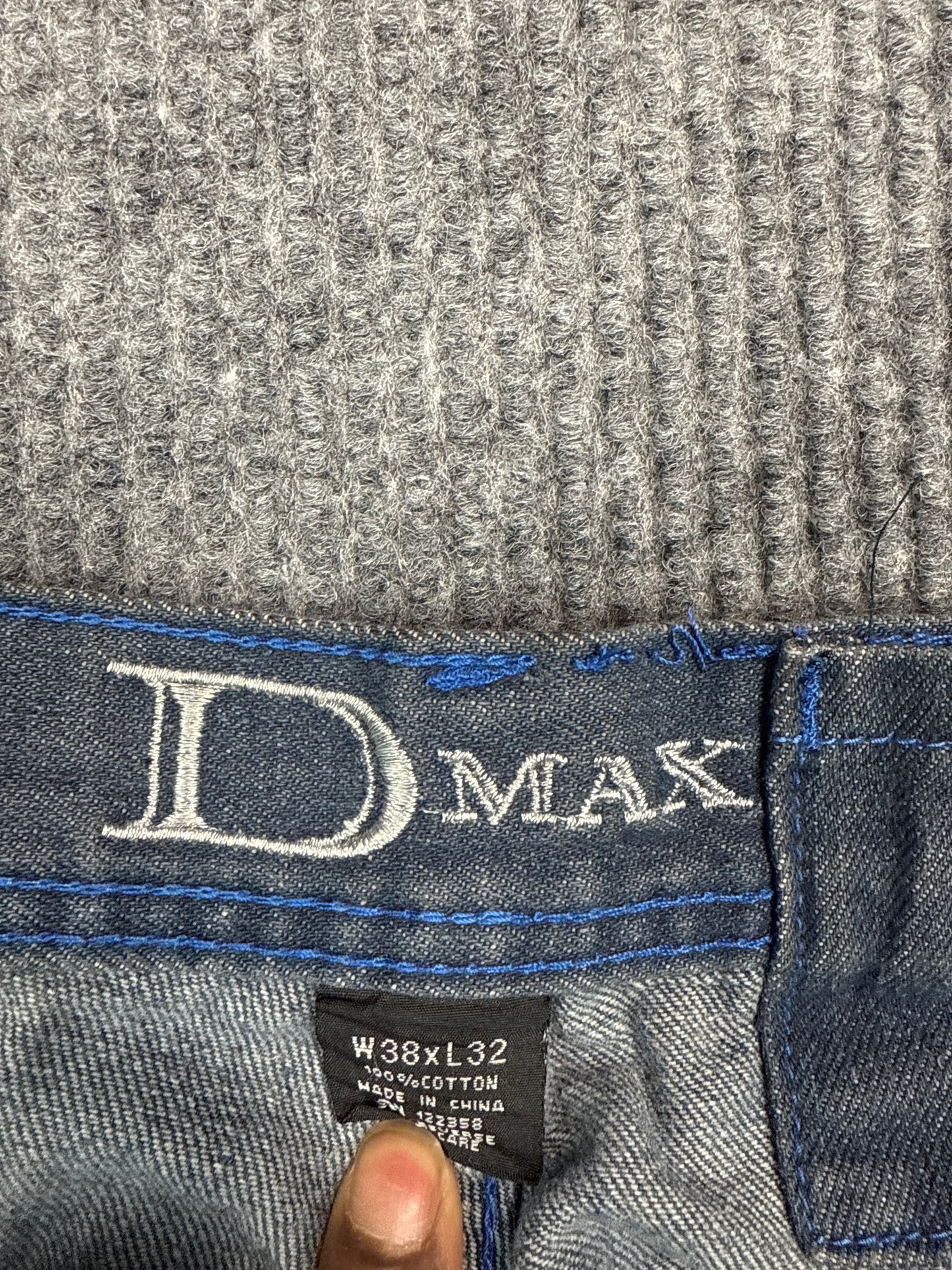 D-Mak Blue Stitch Denim Jeans