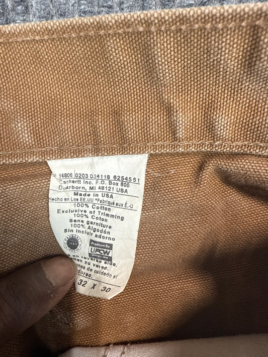 Carhartt Brown Duck Work Pants (32x30)