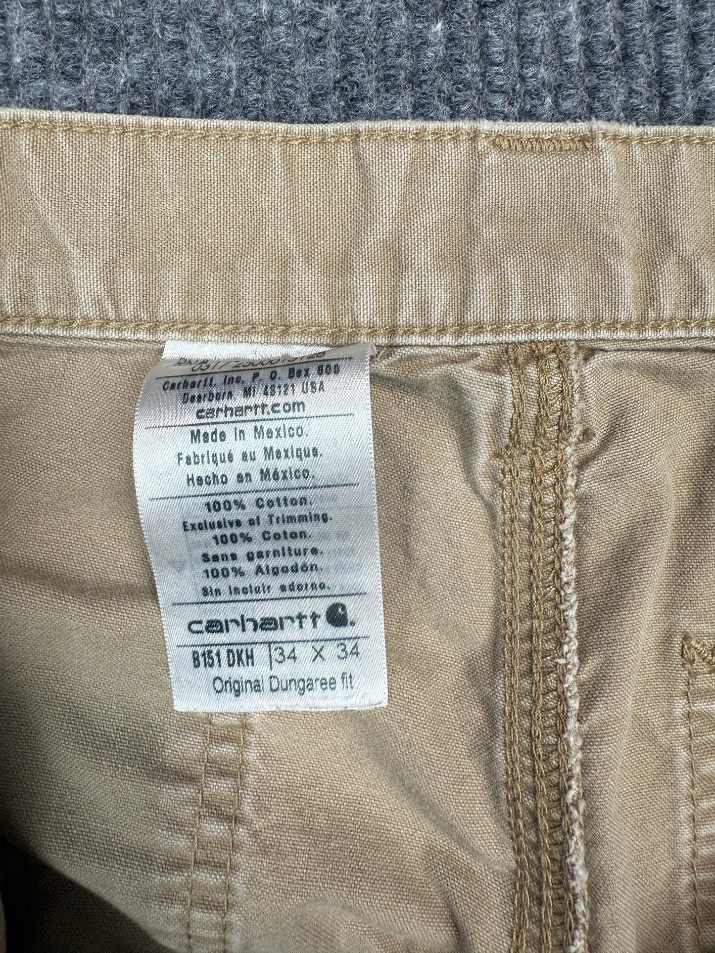 Carhartt Original Dungaree Fit Work Pants (34x34)