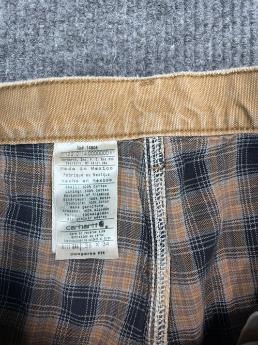 Carhartt Dungaree Fit Canvas Work Pants (L)