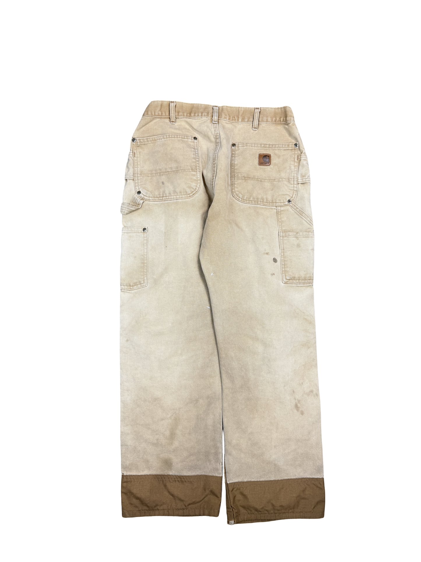 Carhartt Brown Duck Dungaree Work Pants (W30 L32)