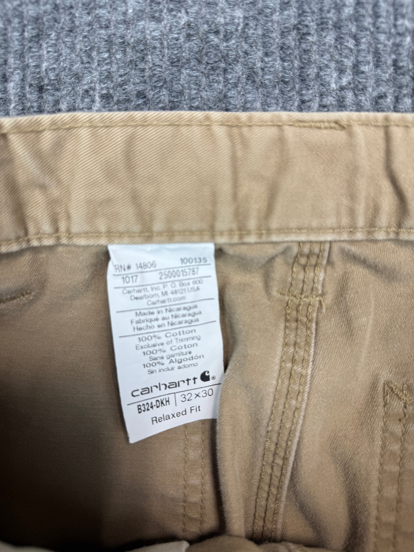 Carhartt Relaxed Fit Canvas Work Pants (W30 L32)