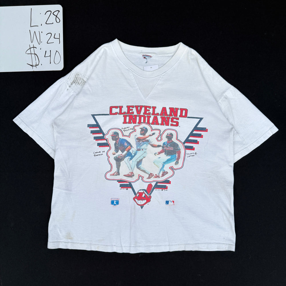 1990s Cleveland Indians Baseball Graphic Tee (XL)