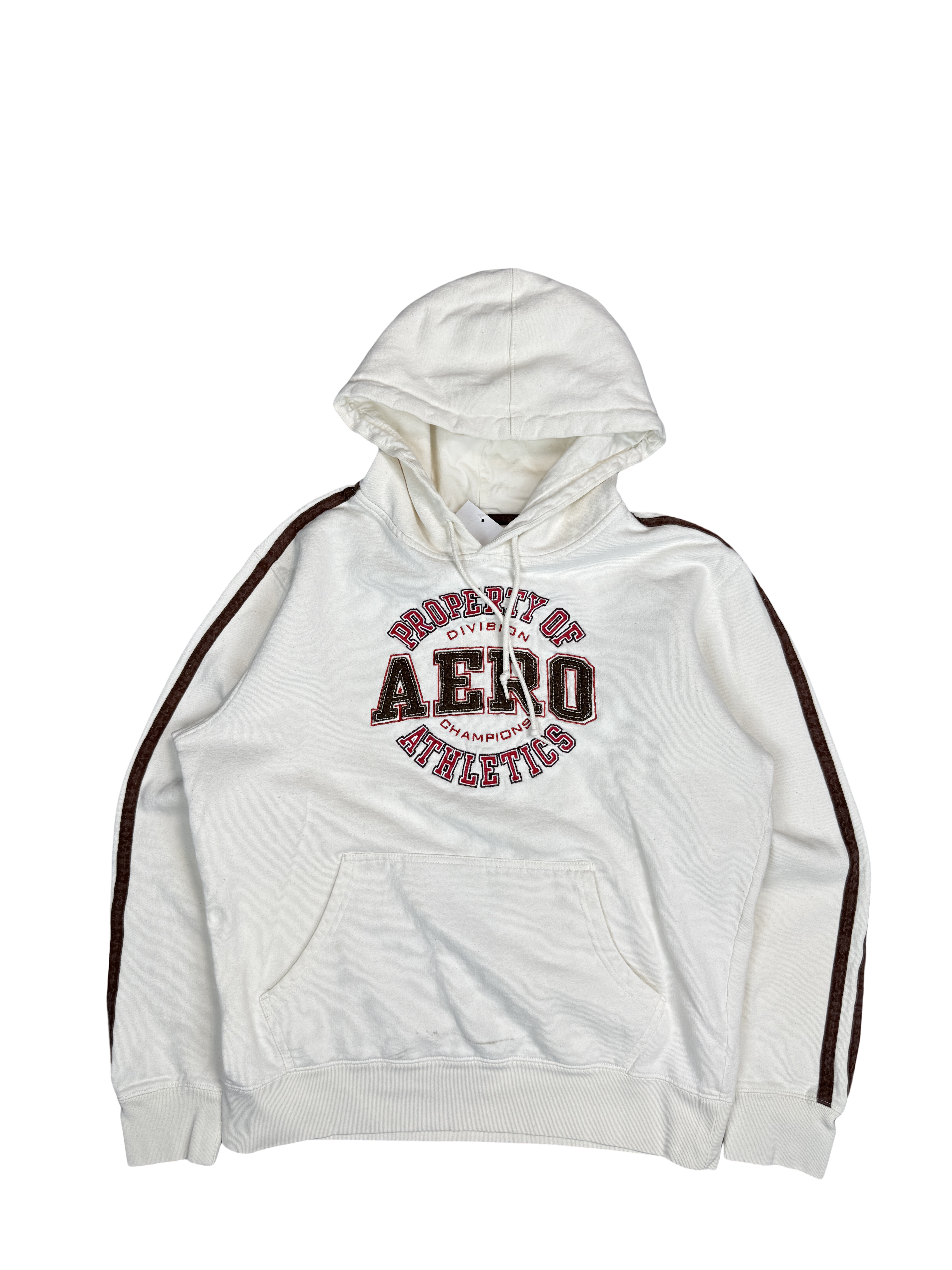Aéropostale Athletics Cream Hoodie (M)