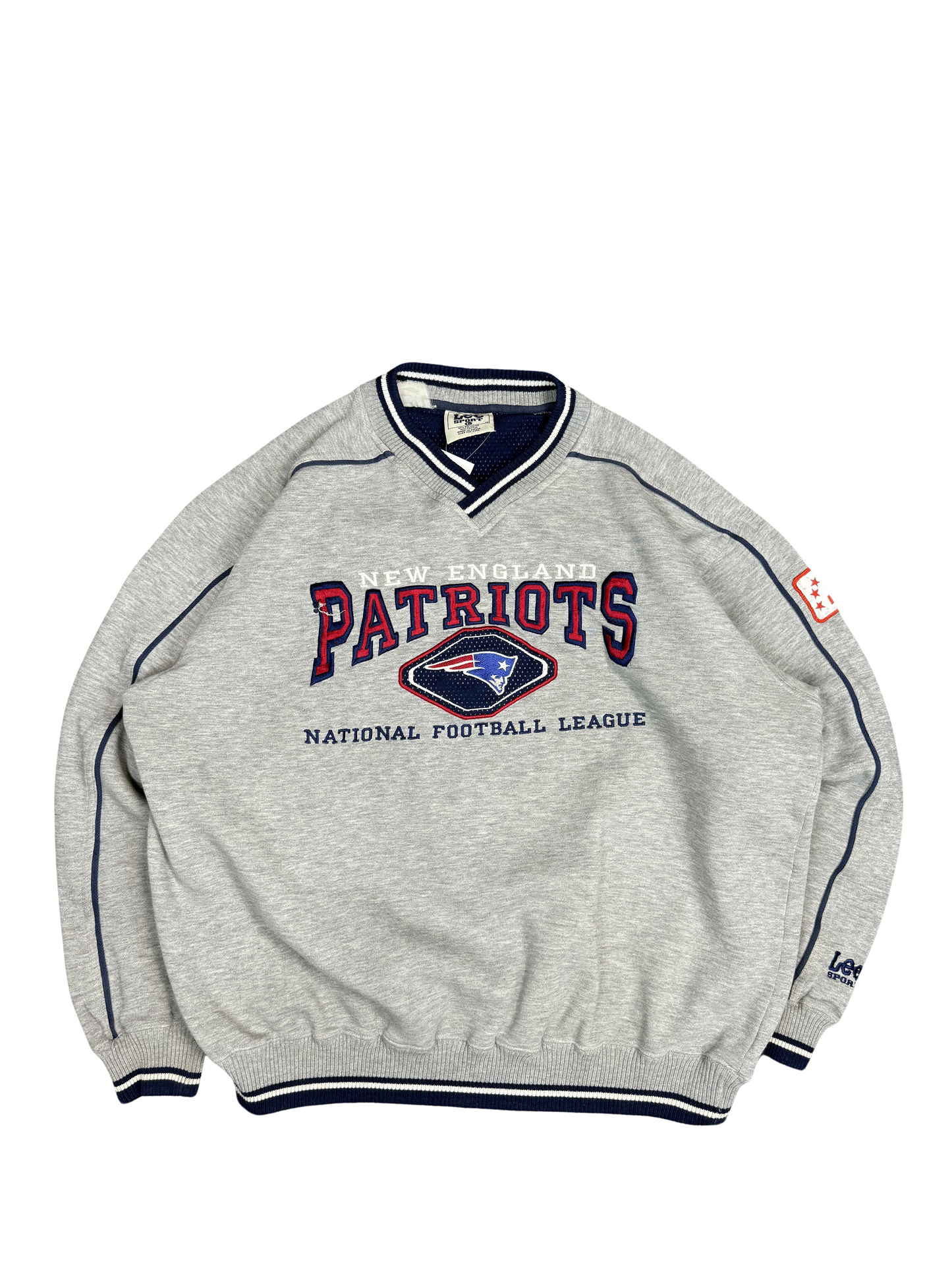 1990s Lee Sport New England Patriots NFL Pullover Sweatshirt (L)