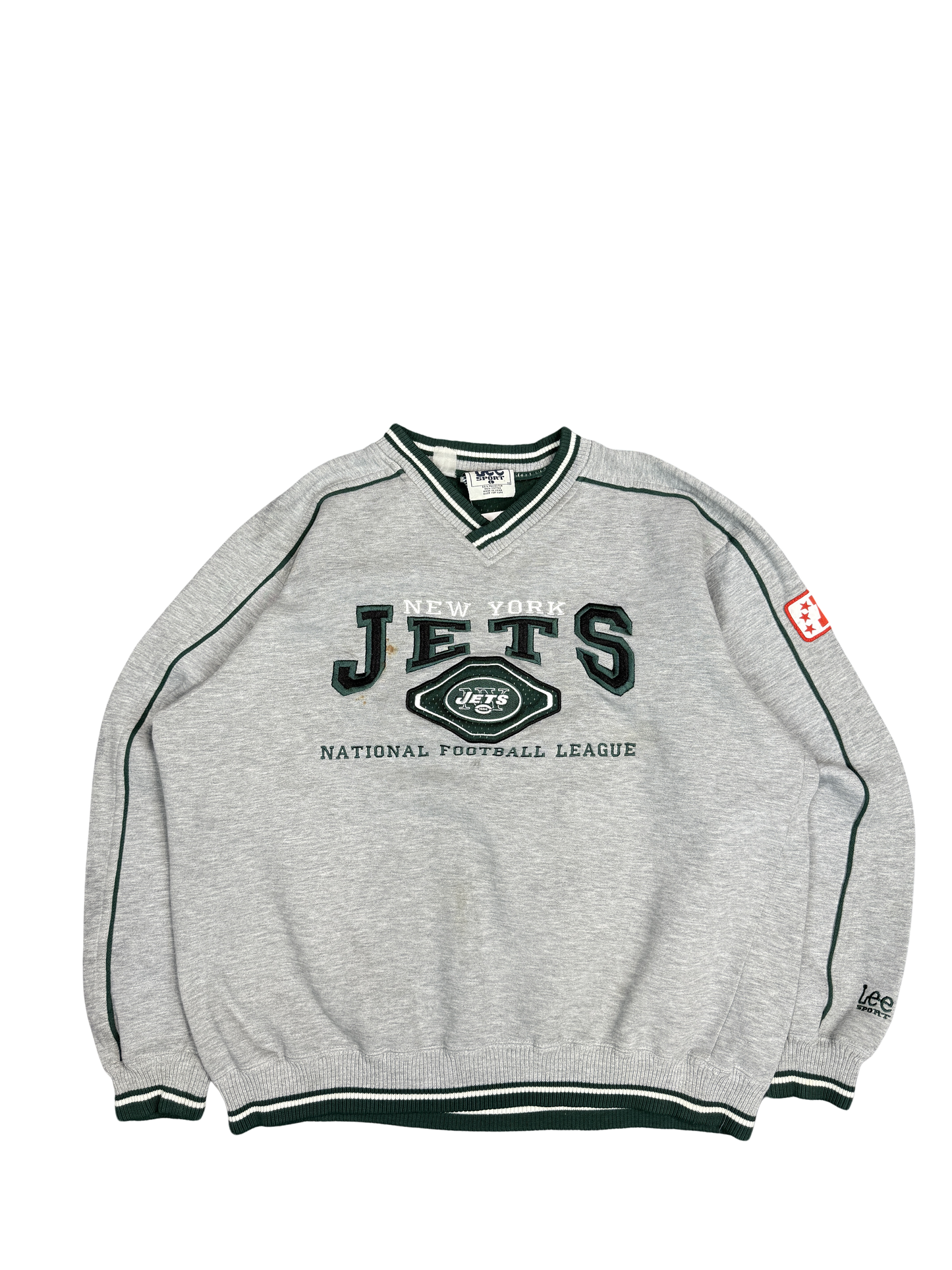 1990s Lee Sport New York Jets NFL Sweatshirt (2XL)