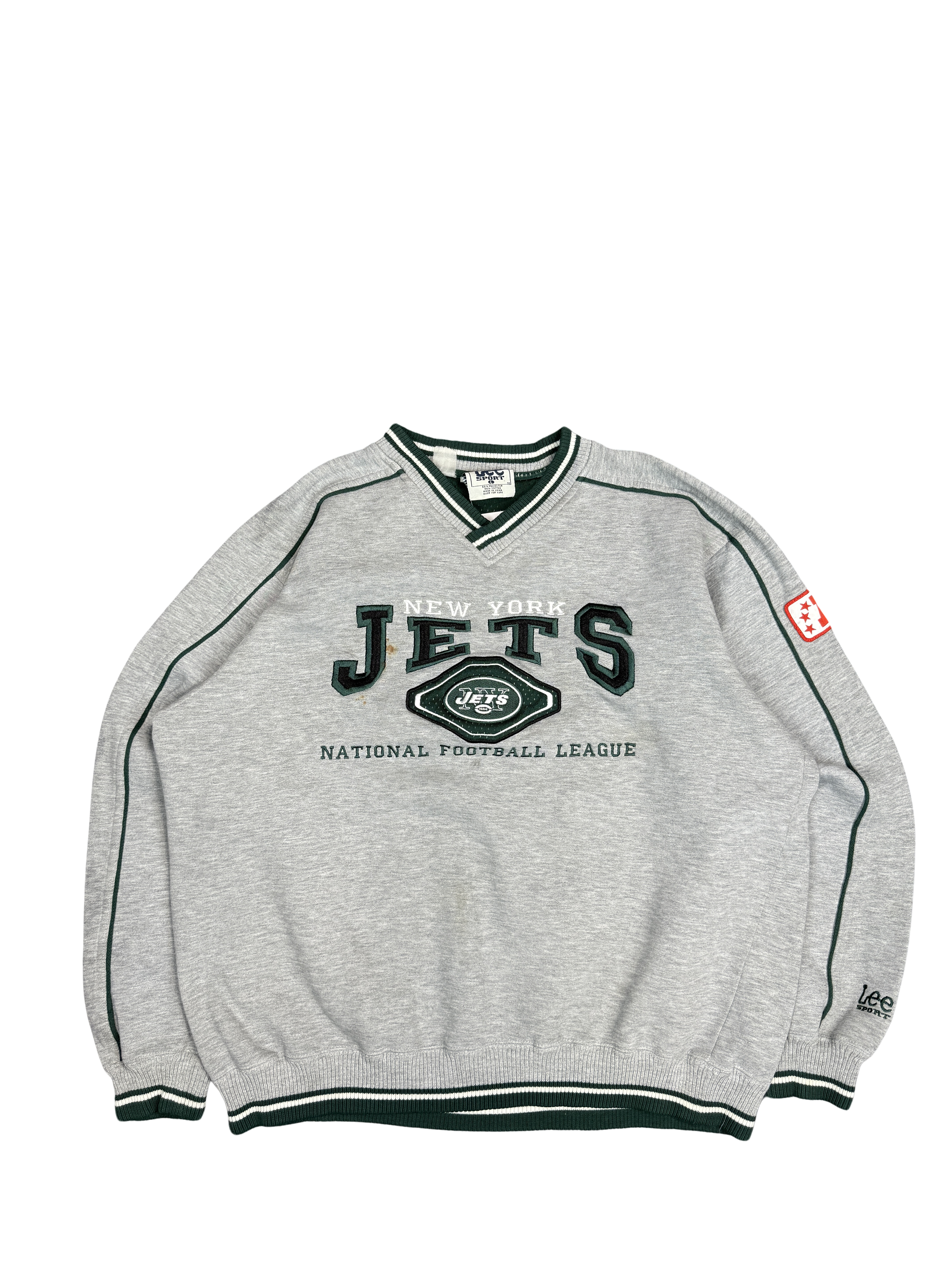 1990s Lee Sport New York Jets NFL Sweatshirt (2XL)