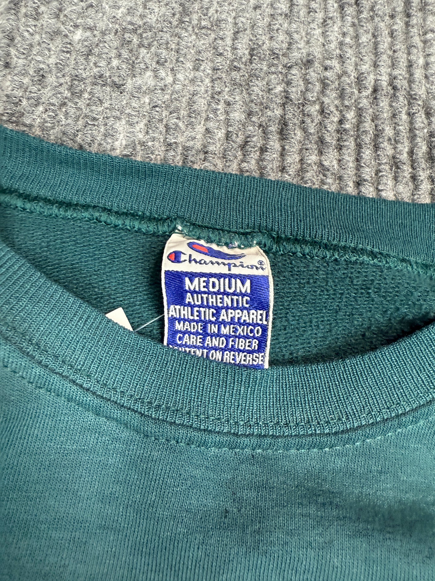Champion Teal Crewneck Sweatshirt (M)