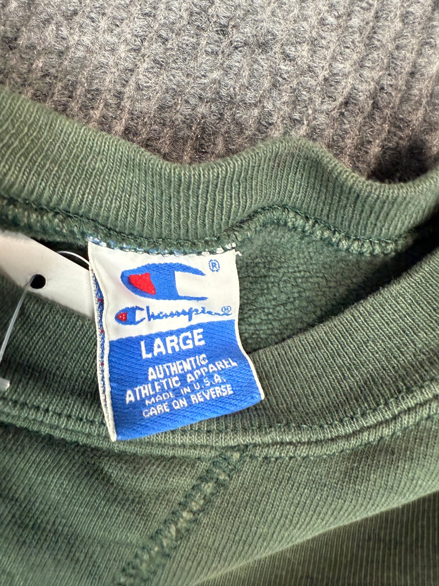 1990s Champion Reverse Weave Green Sweatshirt (L)