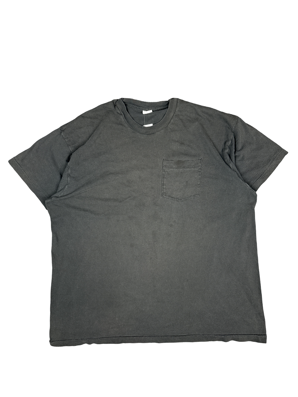 Faded Black Pocket T-Shirt (2XL)